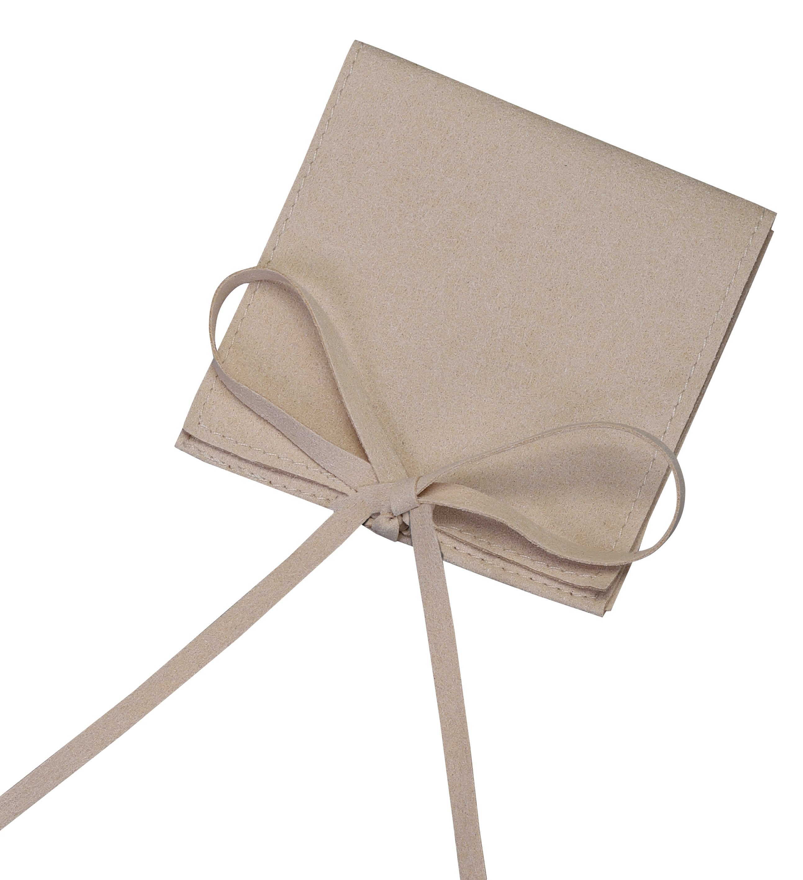 MICROSUEDE POUCH WITH STRINGS Pk of 20