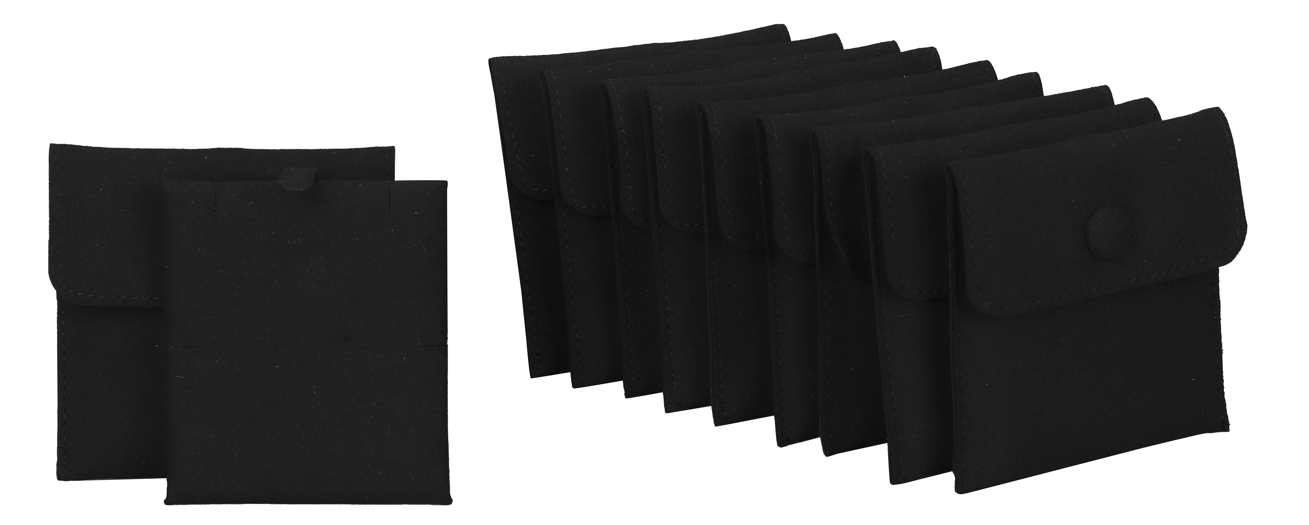 Microsuede Pouch with Snap Button and Multifunction Insert, Pk of 20