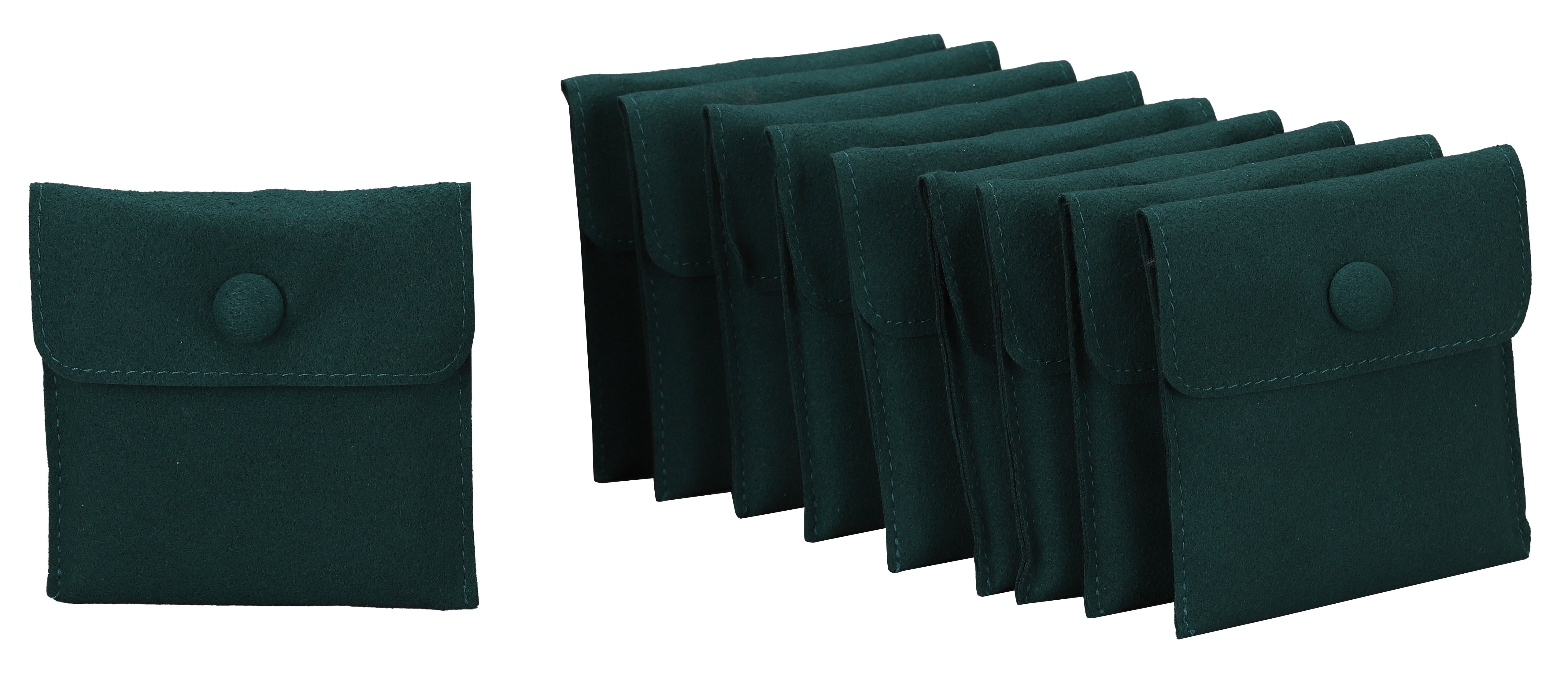 Microsuede Pouch with Snap Button and Multifunction Insert, Pk of 20