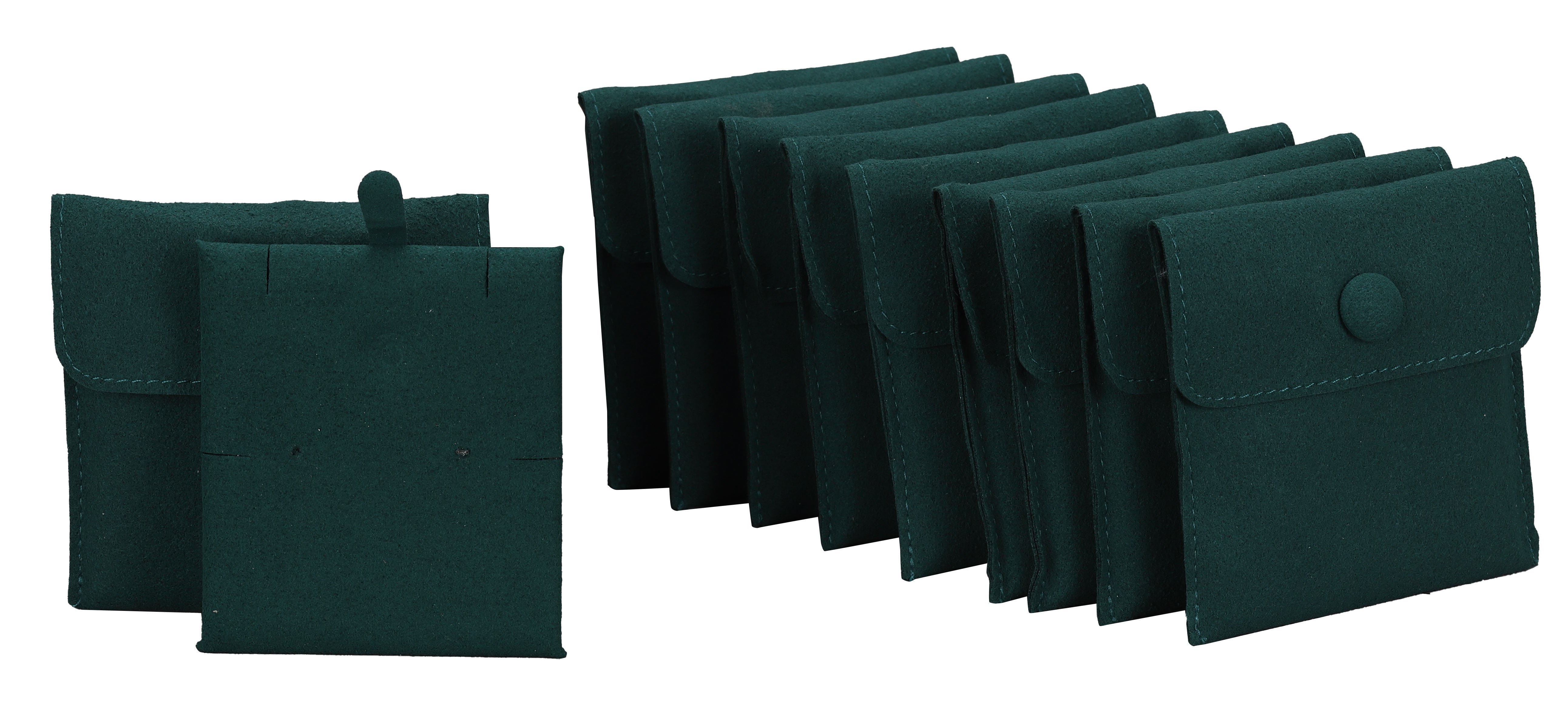 Microsuede Pouch with Snap Button and Multifunction Insert, Pk of 20