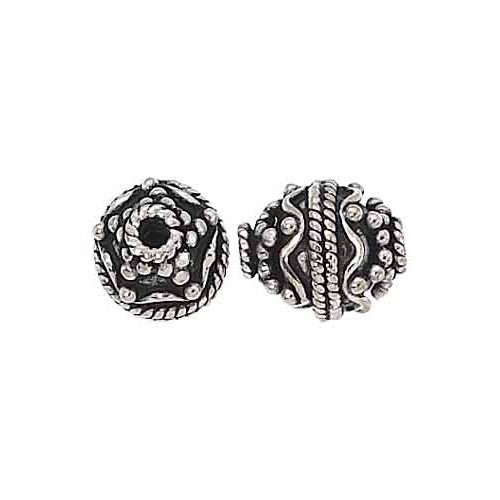 Sterling Silver Bali Bead - 10mm
