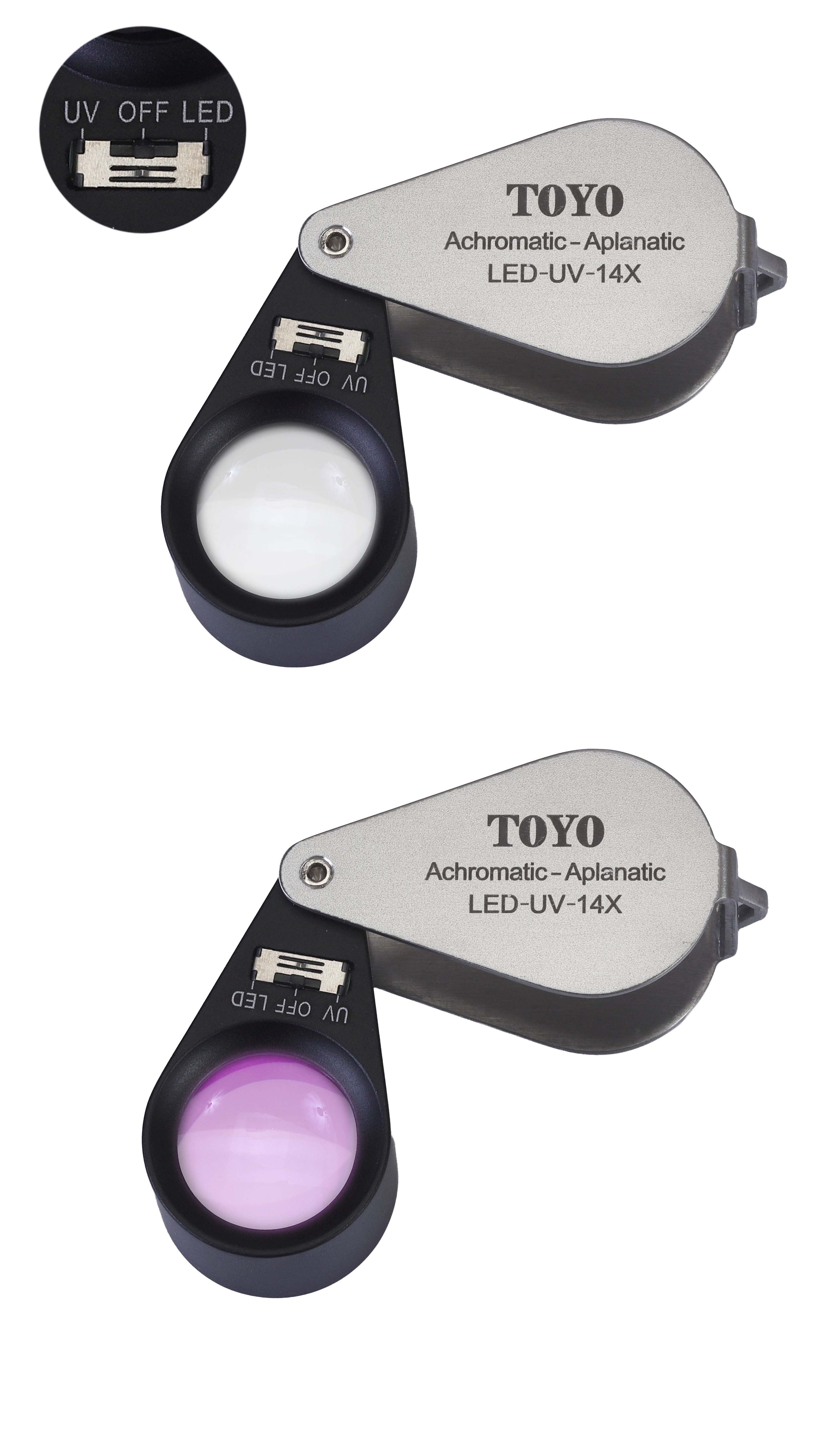 TOYO™ 14X DAYLIGHT LED / UV LOUPE