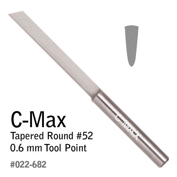 C-Max Carbide Graver Round #52, 0.6mm
