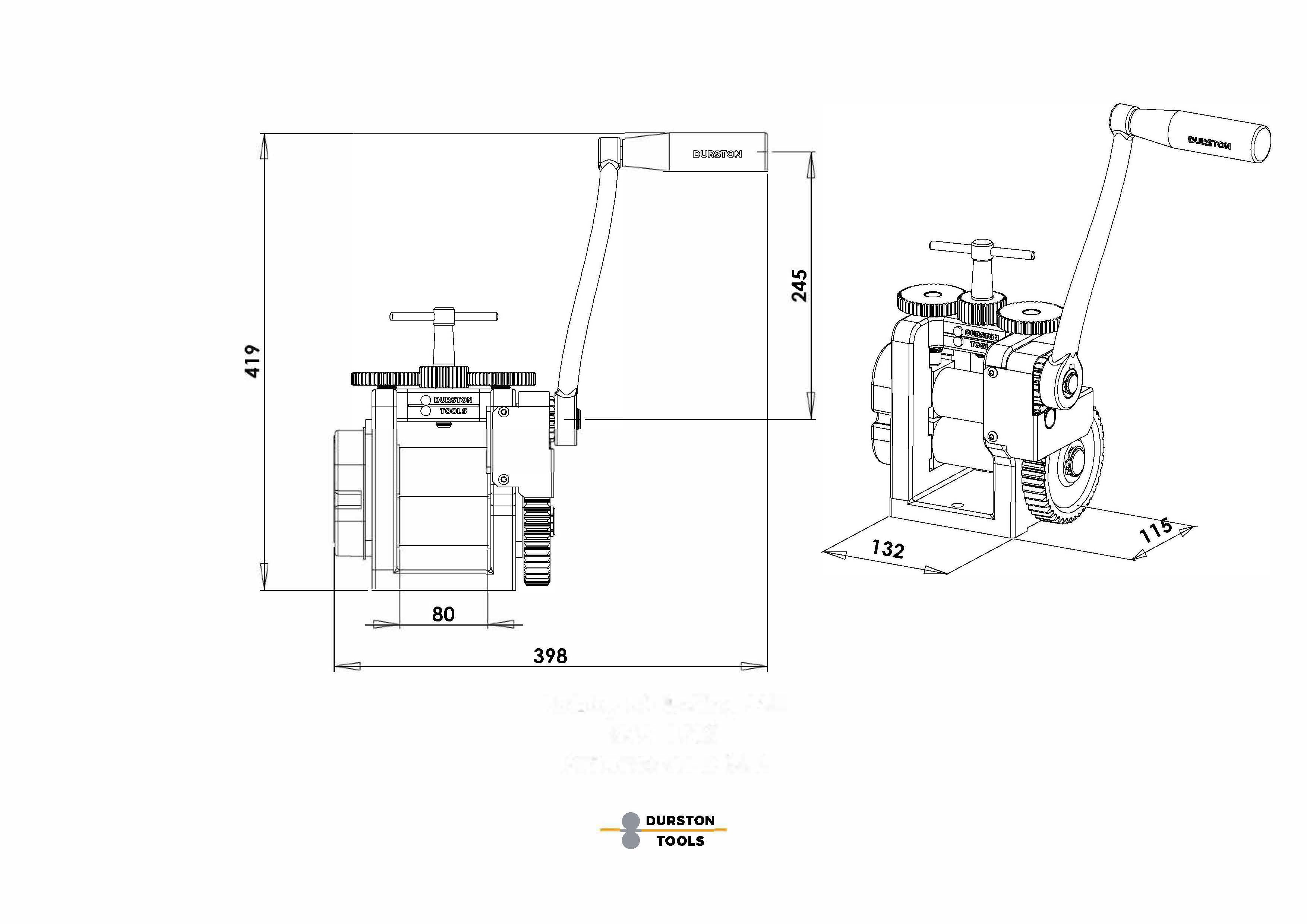 Durston Hobby 80 Rolling Mill