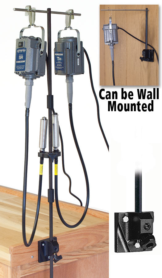 Foredom Double Motor Hanger with Base Mount & Handpiece Rest, MAMH-2