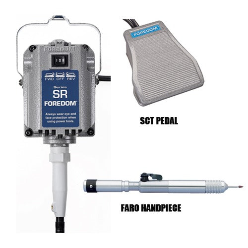 Foredom® SR Motor + Sct Pedal + Faro Handpiece