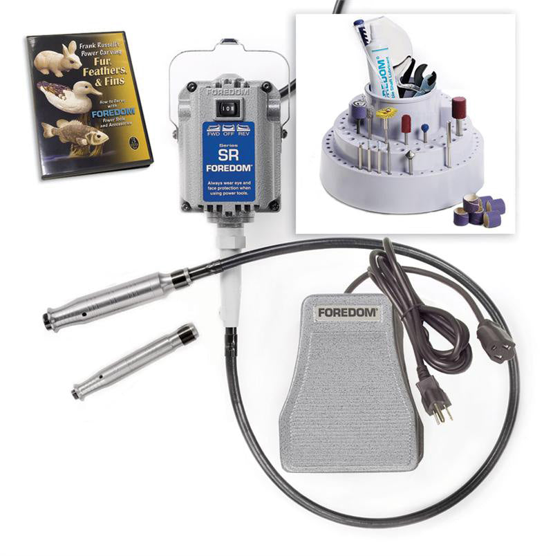 Foredom K.5200 Deluxe Woodcarving Kit with 2 Handpieces H.28 & H.44T