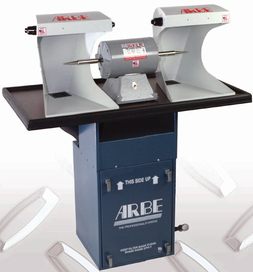 ARBE OPEN FRONT DOUBLE SPINDLE POLISHING SYSTEM