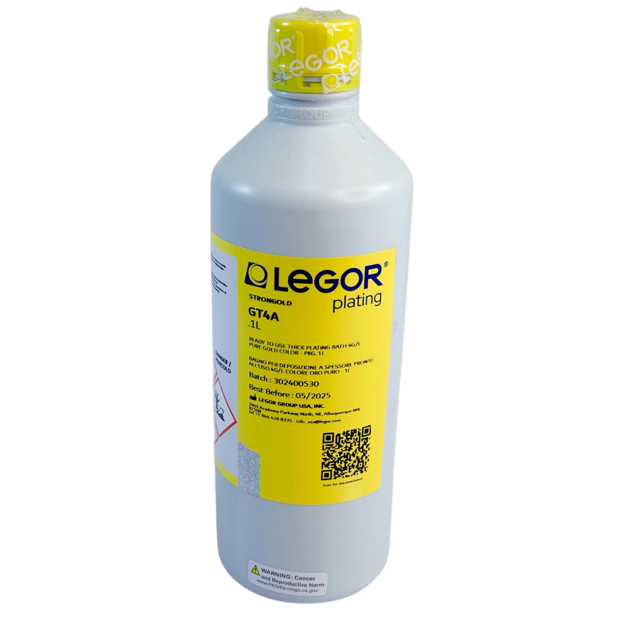 LEGOR 4g Thick Gold Plating Solution 24KY Color, GT4A