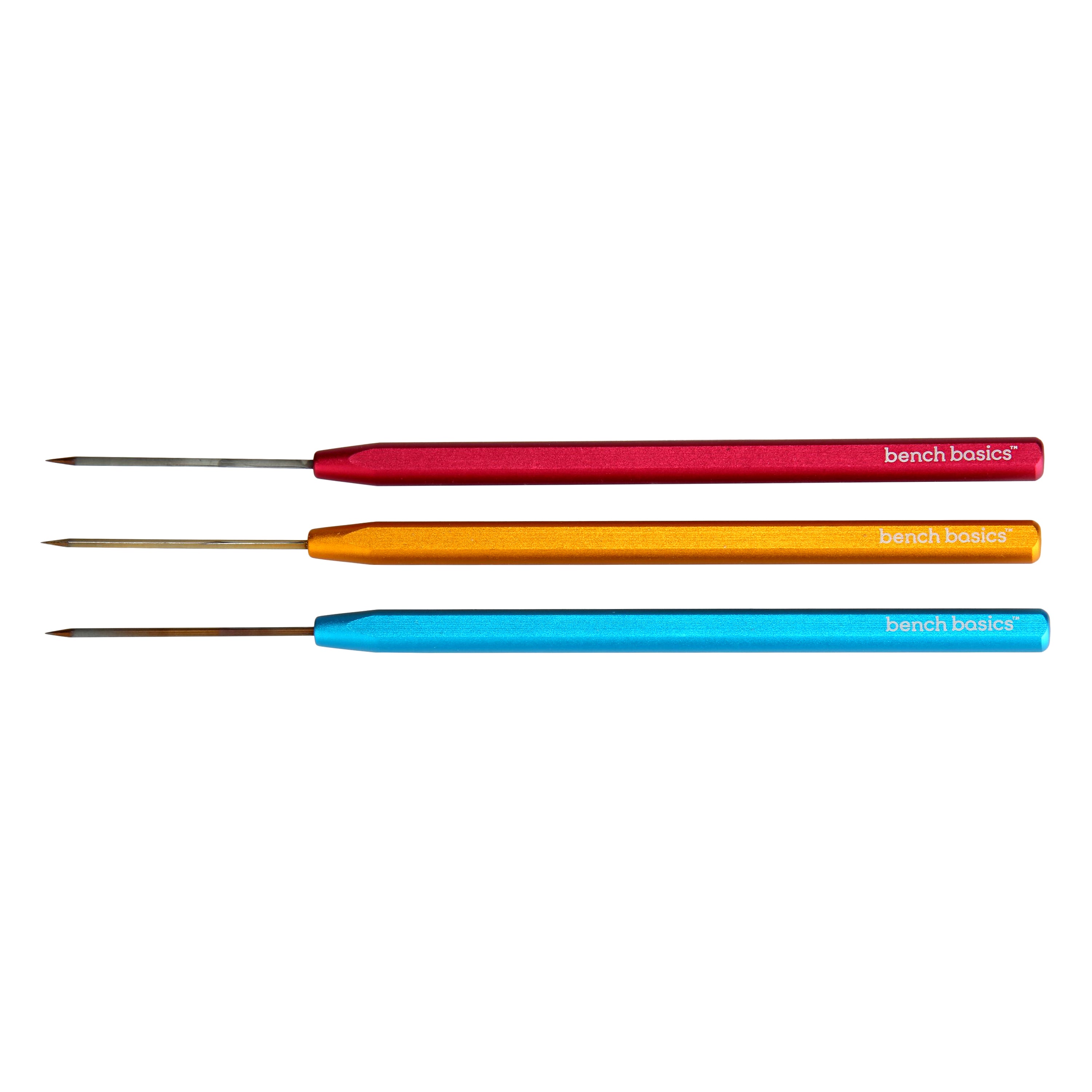 Bench Basics® Soldering Picks, Titanium, Roll Proof Handle, Set of 3