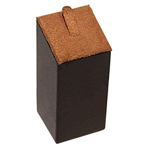Single-Clip Square Ring Columns in Chestnut/Brown, 1.75" L x 1.75" W