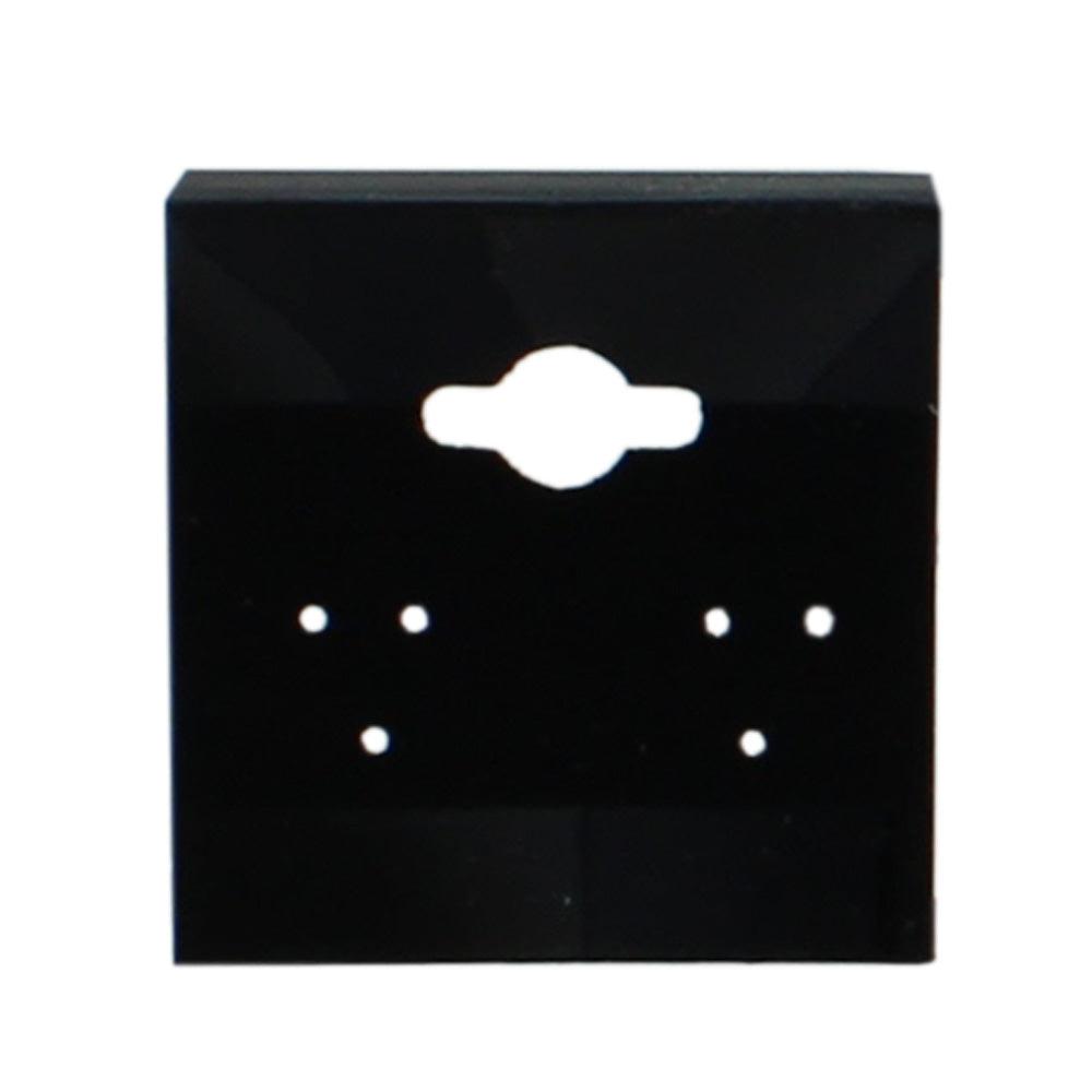 Flocked Hanging Display Cards for Stud Earrings (Pk/100), 1.5" L x 1.5" W