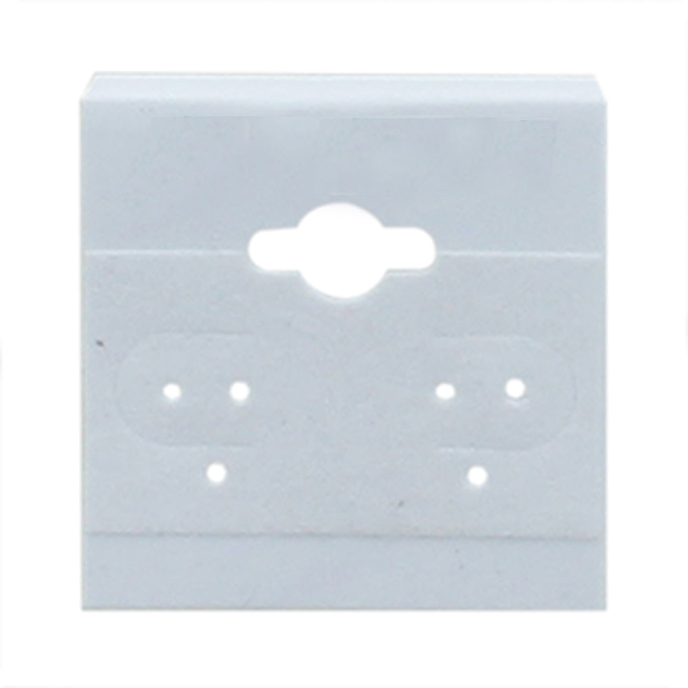 Flocked Hanging Display Cards for Stud Earrings (Pk/100), 1.5" L x 1.5" W