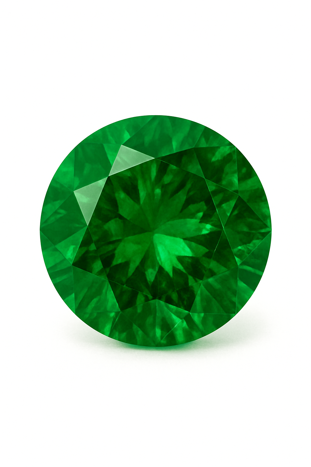 Lab-Created Emeralds – Round Cut