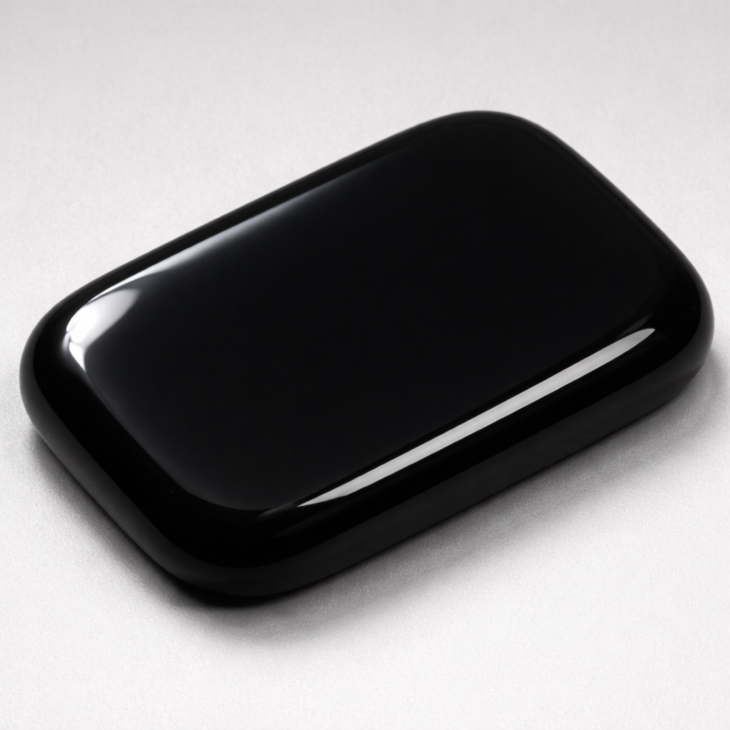 Antique Flat Back Onyx