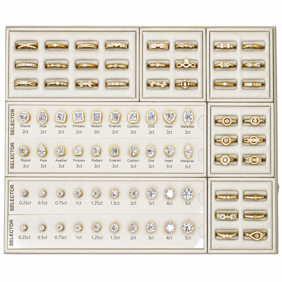 MAGNETIC RING BUILDING DISPLAY SET