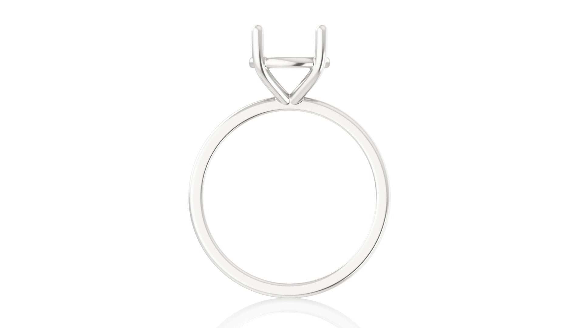 Solitaire Ring Mounting Round