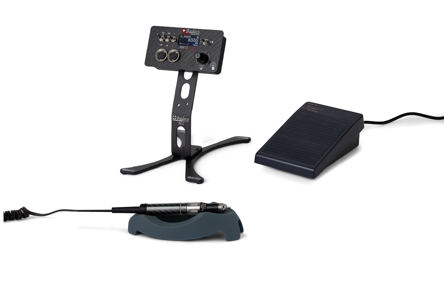 Badeco MX-2 Revolt Nano SP Micromotor Set, HP460 + PC800