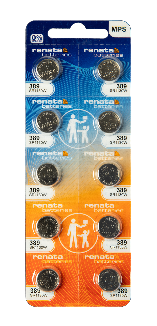Renata 389 battery pk/10
