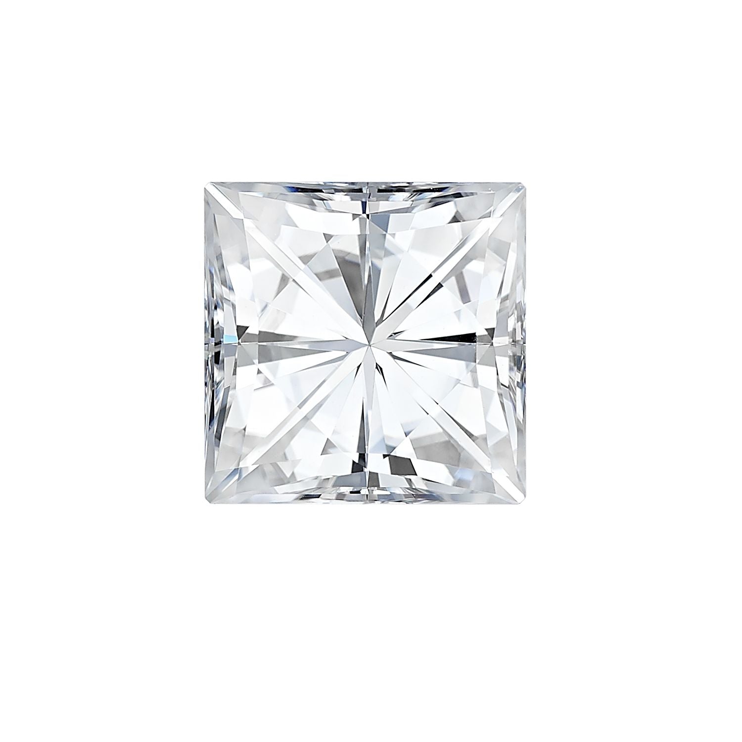 Charles & Colvard® GHI-Grade Square Brilliant-Cut Moissanite, 8.5 MM