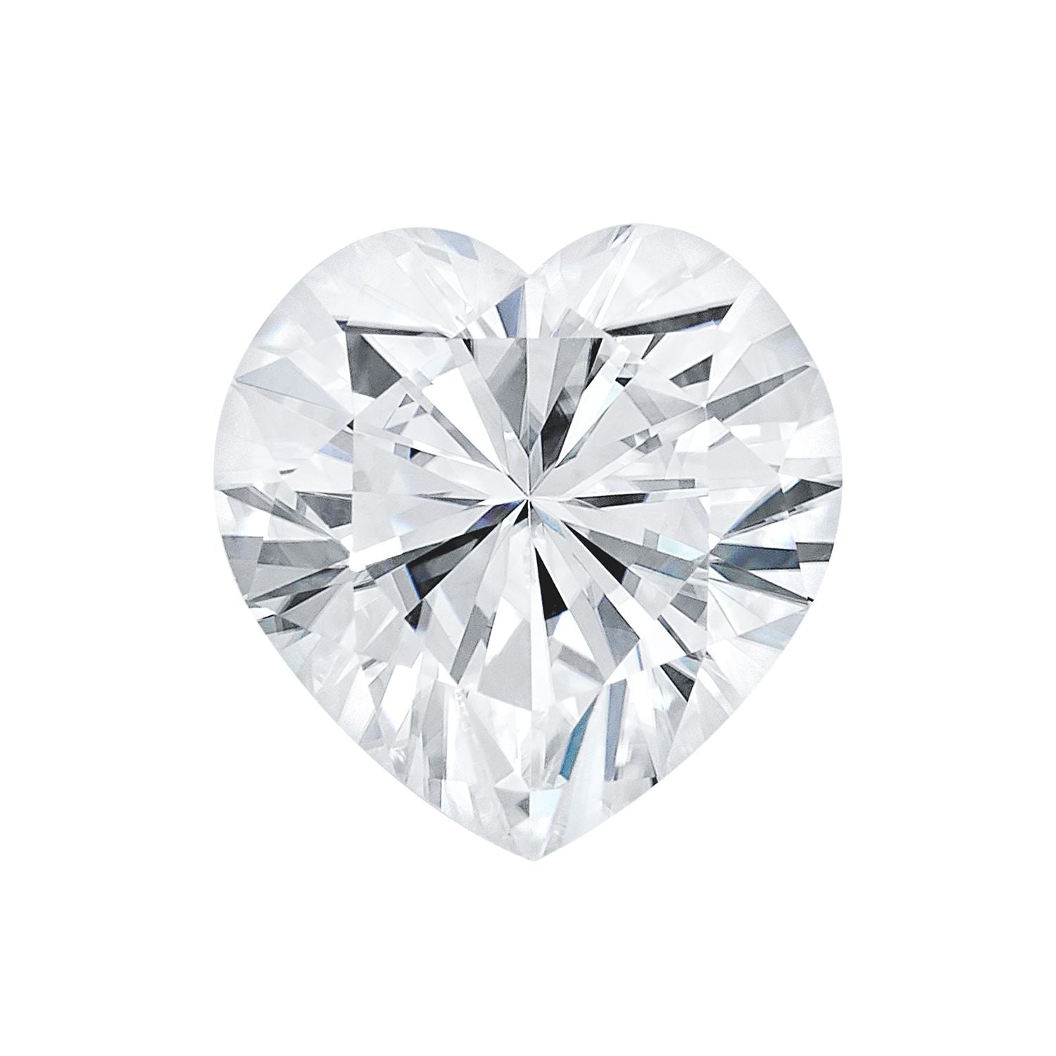 Charles & Colvard® DEF-Grade Heart-Cut Moissanite, 5.0 MM