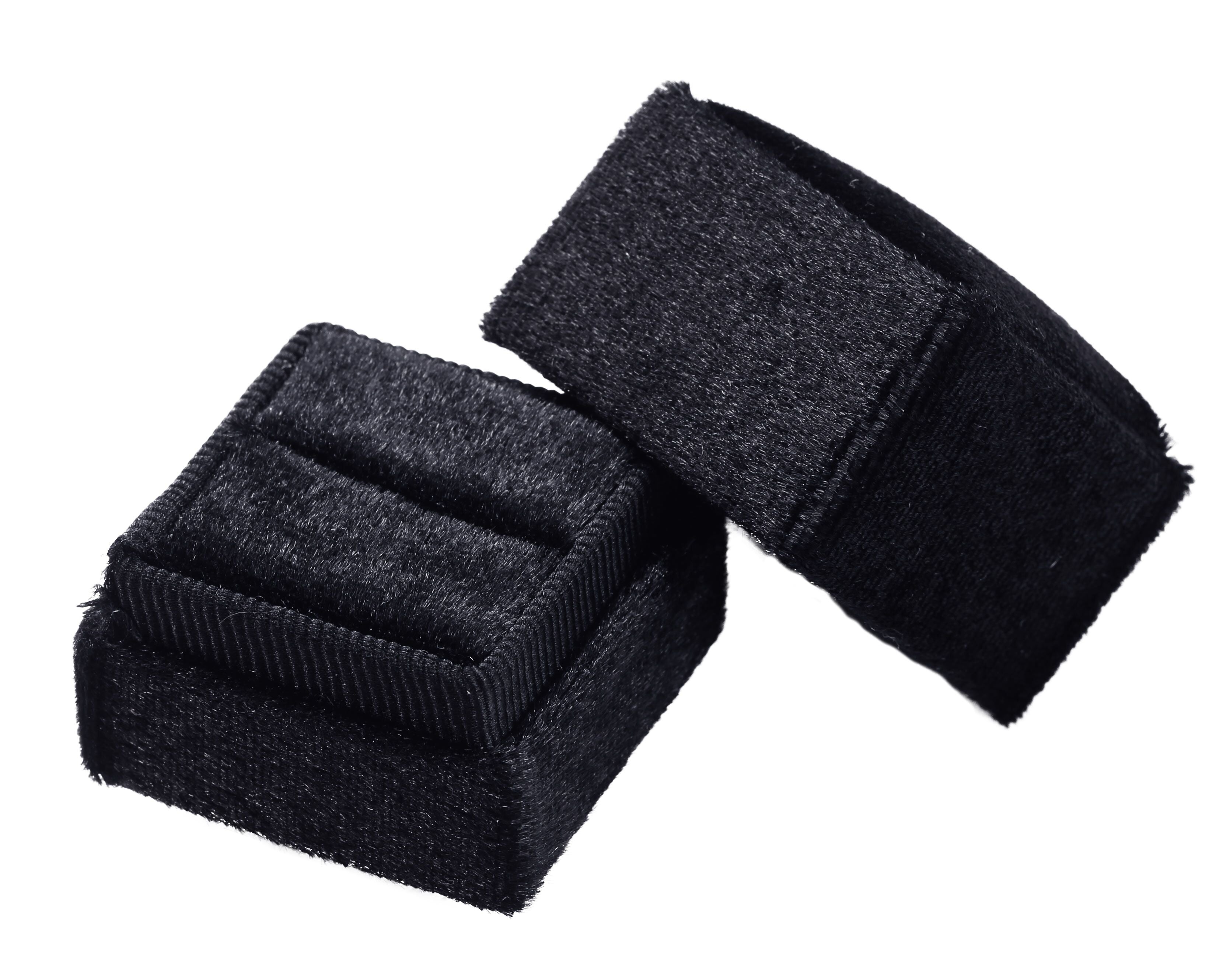 "Heirloom" Velvet Ring Slot Box in Assorted Jewel Tones