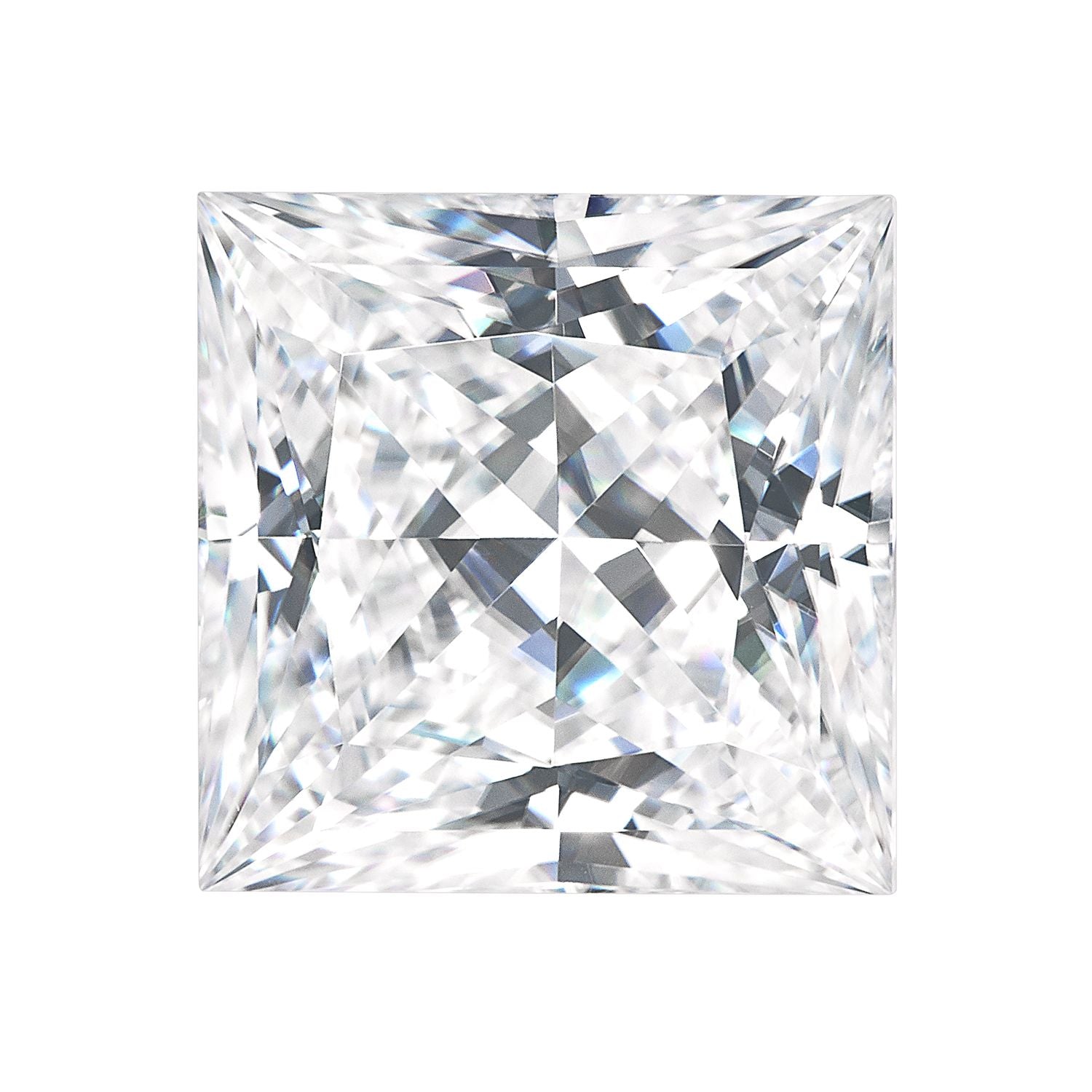 Charles & Colvard® DEF-Grade Princess-Cut Moissanite, 6.5 MM