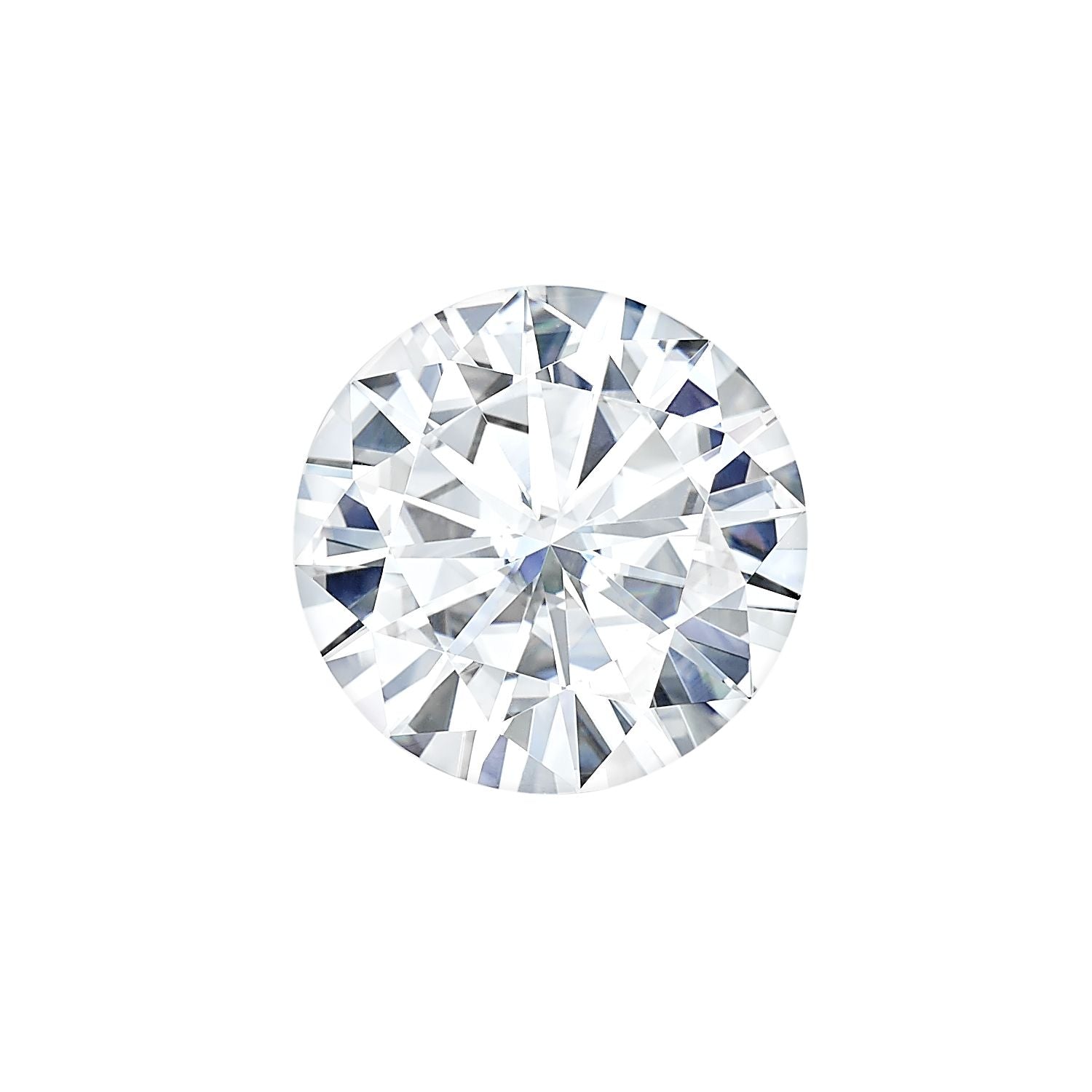 Charles & Colvard® DEF-Grade Round Brilliant-Cut Moissanite, 6.5 MM