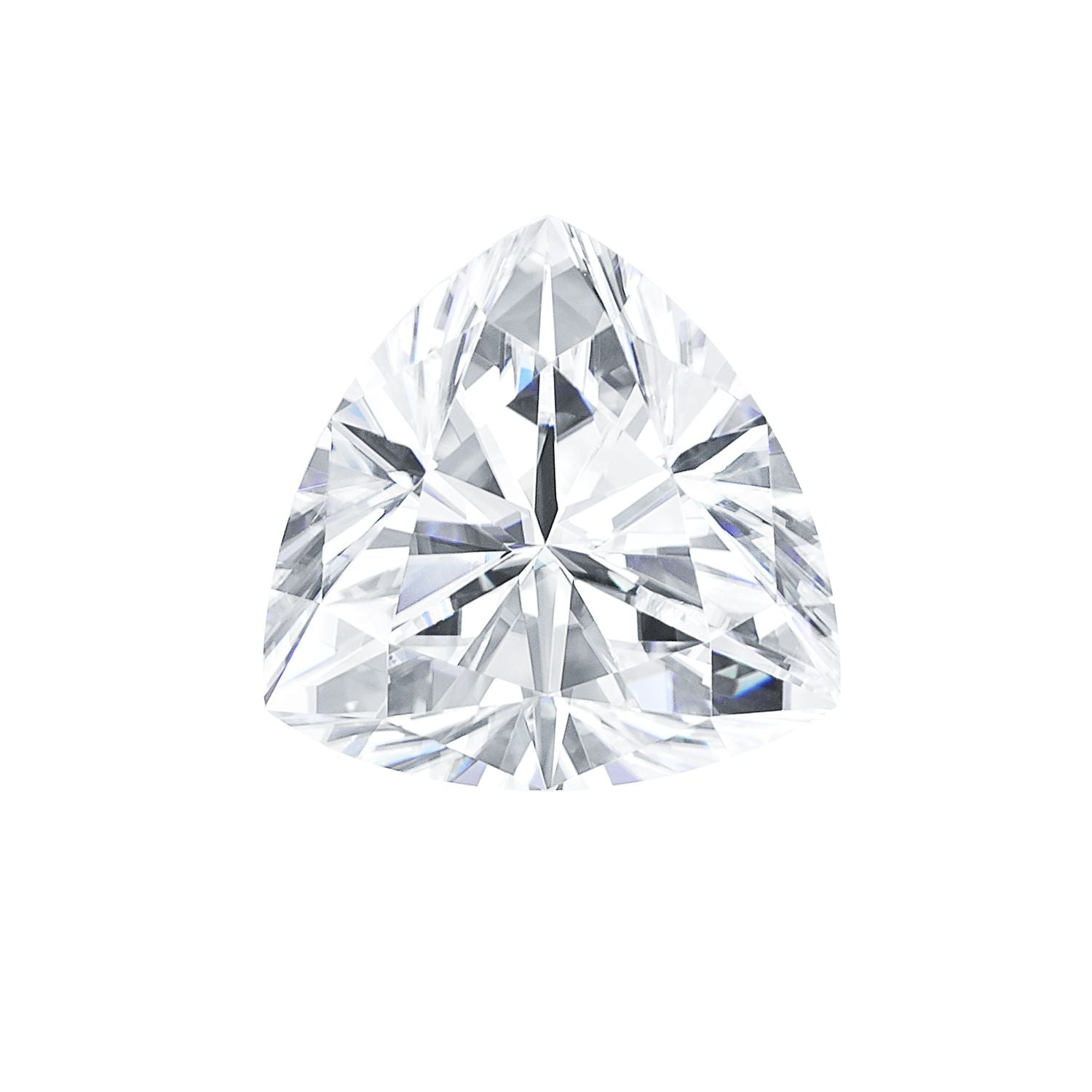 Charles & Colvard® Trillion-Cut Moissanite