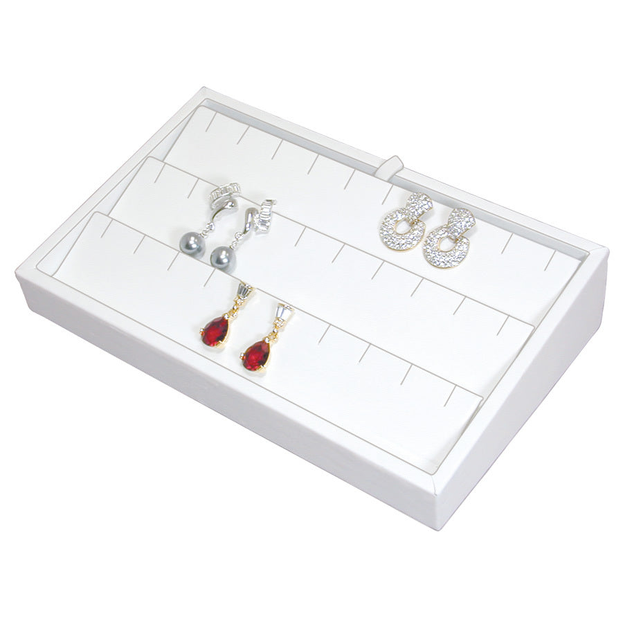 15-Pair Angled Earring or Pendant Display Trays, 9" L x 6" W