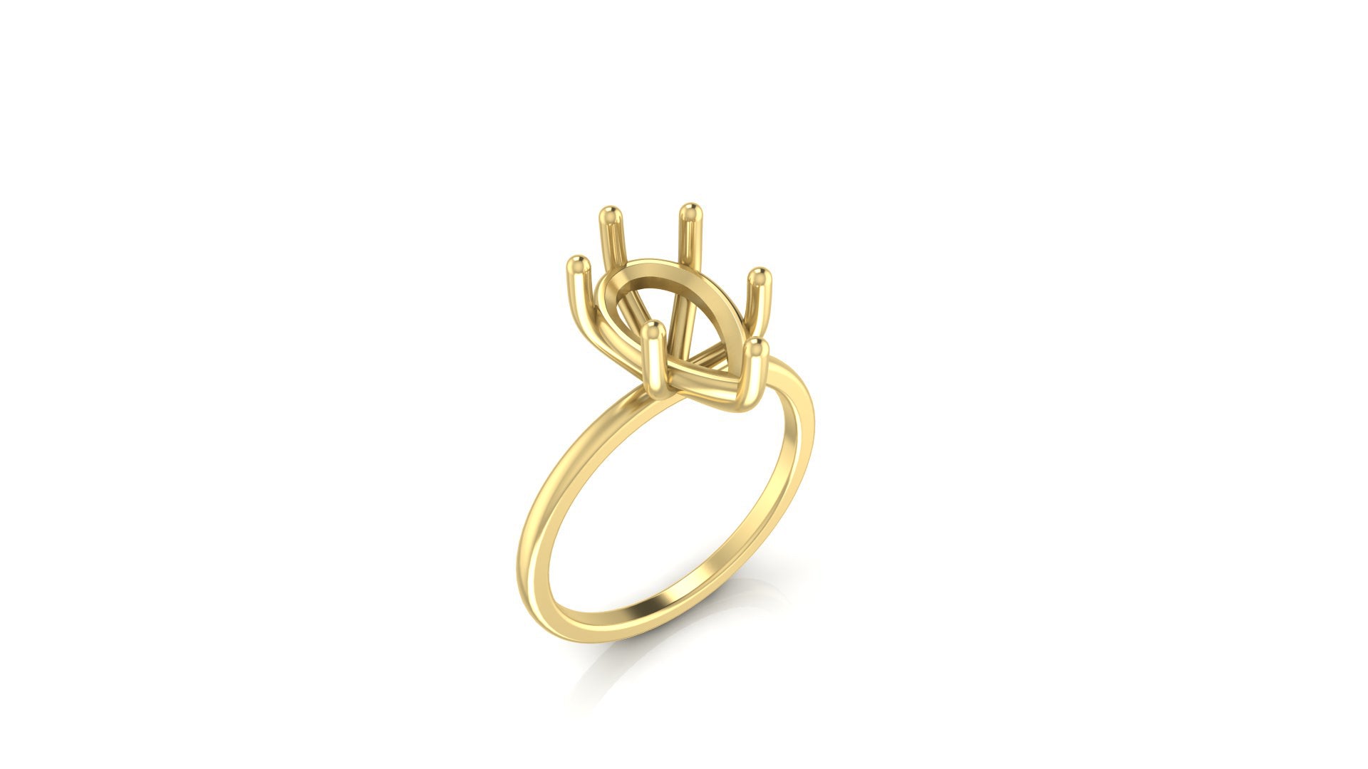 Solitaire Ring Mounting Pear