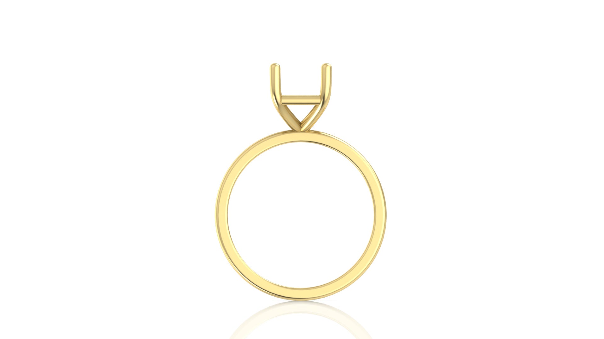 Solitaire Ring Mounting Emerald