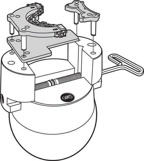 GRS 003-623 Contour Vise Jaws