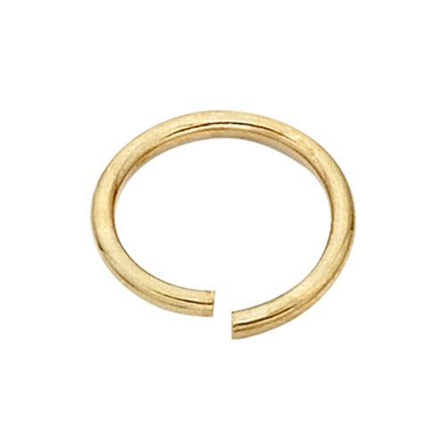 18k Yellow Open Jump Ring