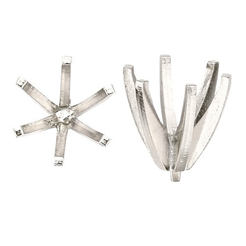 Platinum 6-Prong Round High Setting w/ Peg