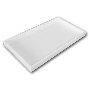 Full-Size Leatherette Covered Utility Trays, 14.75" L x 8.25" W