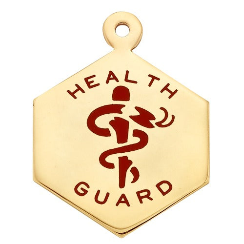 14k Yellow Health Guard