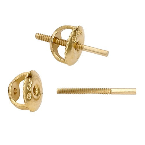 0.031" Medium Screw Post & Back