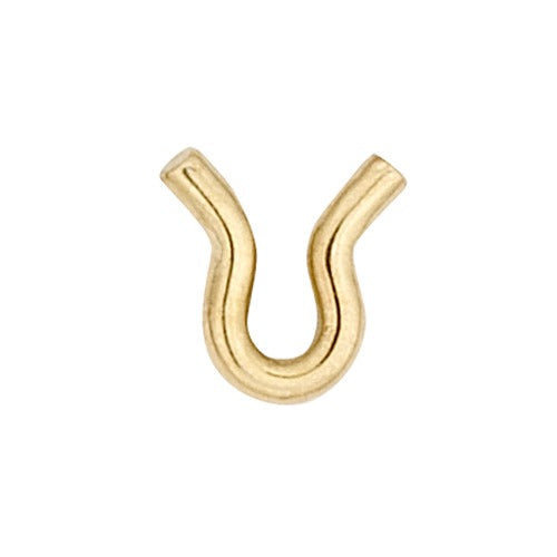 14k Yellow Y-Shape Hoop Catch