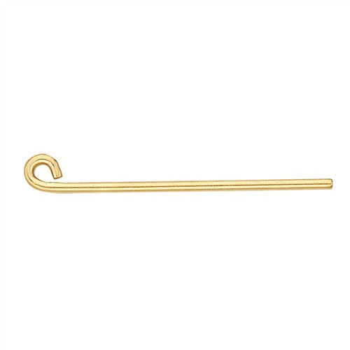 14k Yellow Hinged Earwire