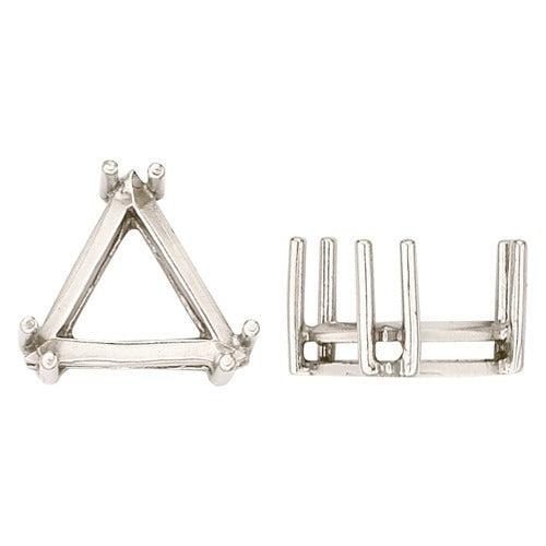 14k Yellow 6 Prong Triangle Setting