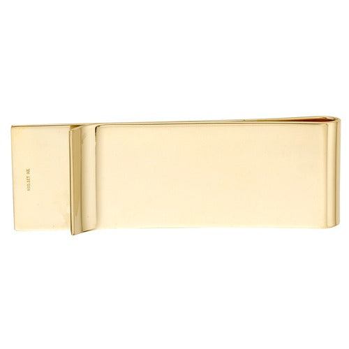 14k Yellow Money Clip - Flat