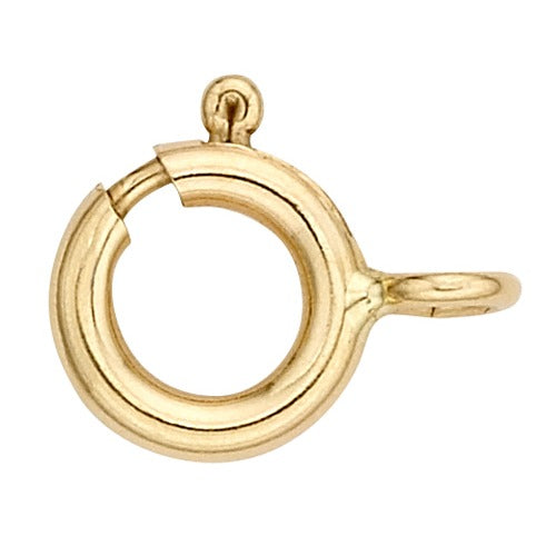 14K Yellow Gold Spring Ring