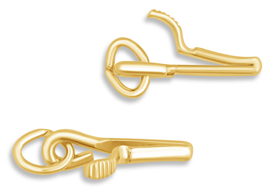 14K Gold Replacement Snap for Fish Hook Clasp 14K Gold Replacement Snap for Fish Hook Clasp