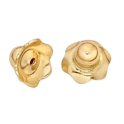 14k Yellow Child Safe Screw Earring Back, .031"-Hole