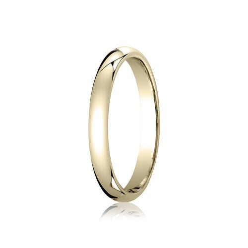 14k Yellow 3mm Comfort Fit Band