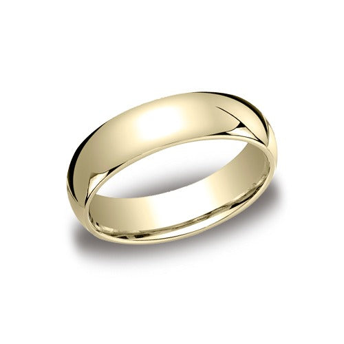 14k Yellow 6 mm Comfort Fit Band