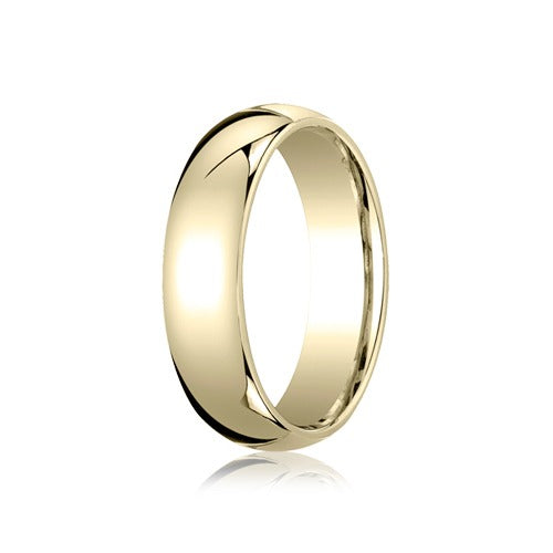 14k Yellow 6 mm Comfort Fit Band