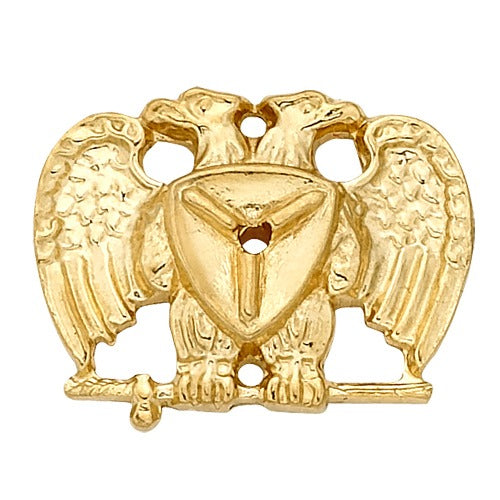 14k Yellow Masonic Emblem w/ Tube