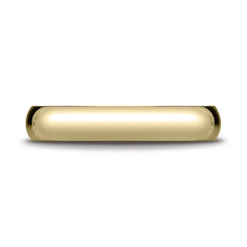 14k Yellow Gold 3 mm Half Round Band